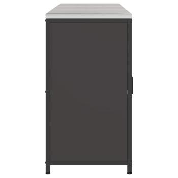 Küchenaufbewahrungsset mit Regal Sonstiges 3 pcs Schwarz 210 x 50 x 92 cm