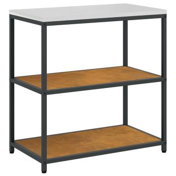Küchenaufbewahrungsset mit Regal Sonstiges 3 pcs Rostig 210 x 50 x 92 cm