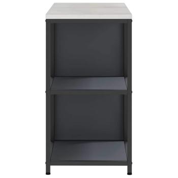 Küchenlager-Set mit Regal mit Speicher mit Tür Verstellbar 2 pcs Anthrazit 150 x 50 x 92 cm