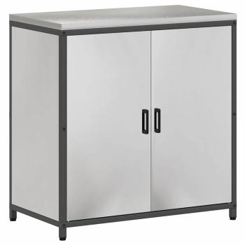 Küchenlager-Set 2 pcs Silber 150 x 50 x 92 cm Edelstahl