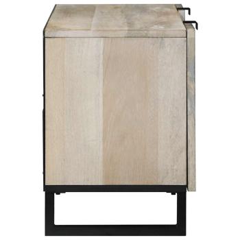 Unterhaltungszentren & TV-Ständer mit Regal mit Speicher mit Tür Weiß und Schwarz