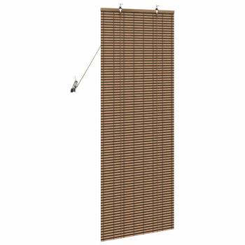 Fensterjalousien und -schattierungen Braun 60 x 160 cm Bambus