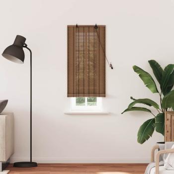 Fensterjalousien und -schattierungen Braun 60 x 160 cm Bambus