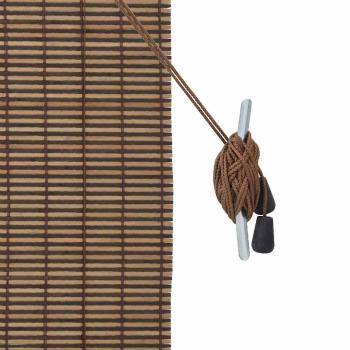 Fensterjalousien und -schattierungen Braun 110 x 160 cm Bambus
