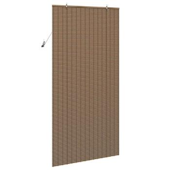 Fensterjalousien und -schattierungen Braun 110 x 220 cm Bambus