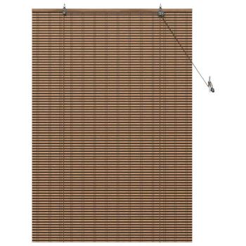 Fensterjalousien und -schattierungen Braun 120 x 160 cm Bambus
