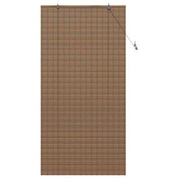 Fensterjalousien und -schattierungen Braun 120 x 220 cm Bambus