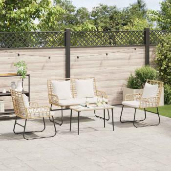 Garten Essgruppe 3 pcs Schwarz, Anthrazit 113 x 69 x 83 cm