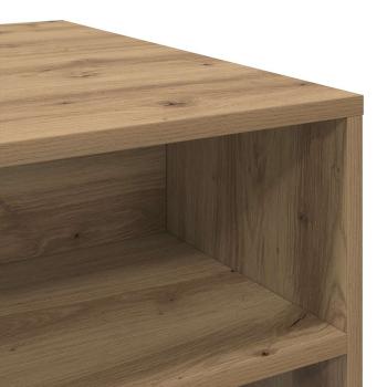 Couchtisch Eiche handwerklich 90 x 55 x 42,5 cm Holzwerkstoff