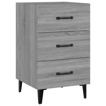 Nachttisch Grau Sonoma 40x40x66 cm Holzwerkstoff