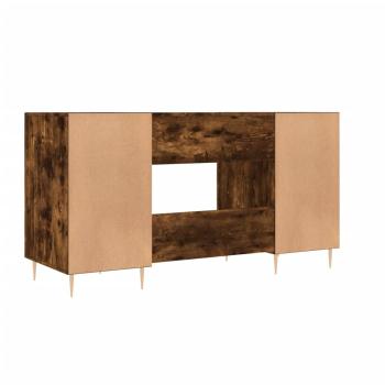 Schreibtisch Räuchereiche 140x50x75 cm Holzwerkstoff
