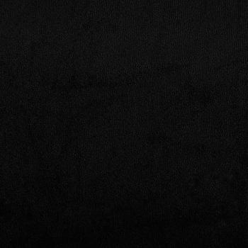 ARDEBO.de - 3-tlg. Sofagarnitur mit Kissen Schwarz Mikrofasergewebe