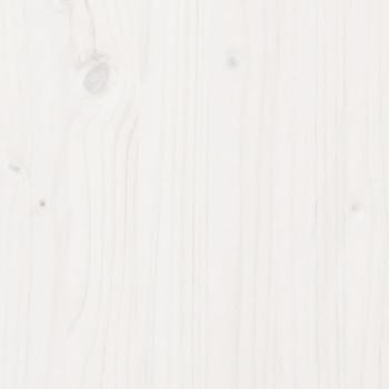 Bettgestell mit Kopfteil ohne Matratze Weiß 120x200 cm