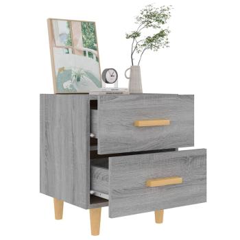 Nachttisch Grau Sonoma 40x35x47,5 cm