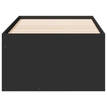 Tagesbett mit Schubladen ohne Matratze Schwarz 90x200 cm