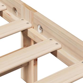 Massivholzbett ohne Matratze 90x200 Kiefernholz