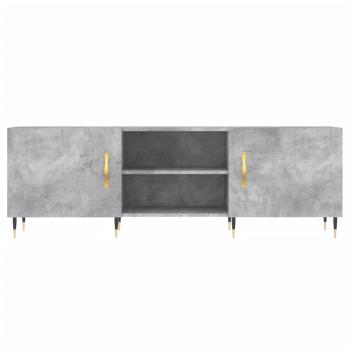 TV-Schrank Betongrau 150x30x50 cm Holzwerkstoff