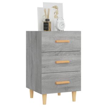 Nachttisch Grau Sonoma 40x40x66 cm Holzwerkstoff
