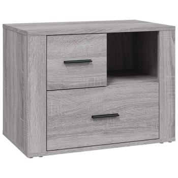 Nachttisch Grau Sonoma 60x36x45 cm Holzwerkstoff