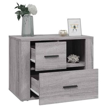 Nachttisch Grau Sonoma 60x36x45 cm Holzwerkstoff