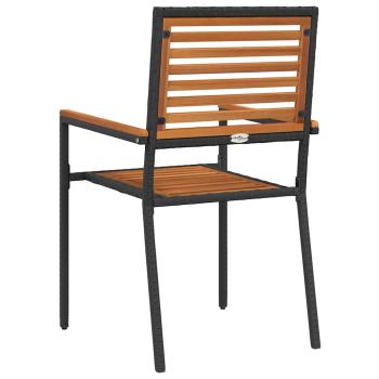 Outdoor-Stühle 4 pcs Creme, Braun