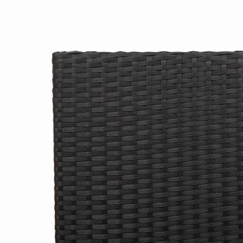 Outdoor-Stühle 4 pcs Creme, Braun