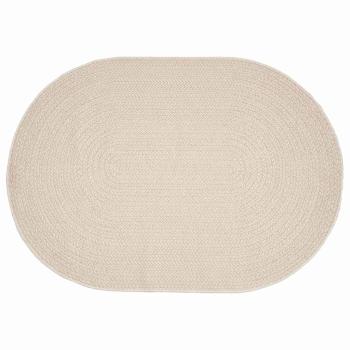 Teppich Cremefarben 140 x 200 cm PP
