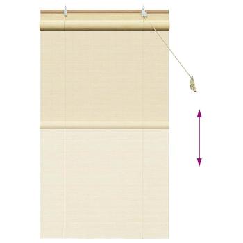 Rollo Natur 90 x 160 cm Bambus