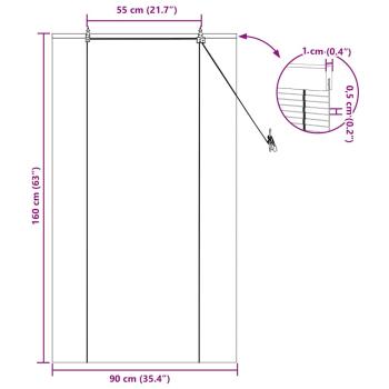 Rollo Natur 90 x 160 cm Bambus