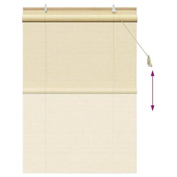 Rollo Natur 100 x 160 cm Bambus