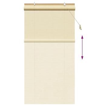 Rollo Natur 120 x 220 cm Bambus