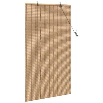 Fensterjalousien & -schatten Hellbraun 80 x 160 cm Bambus