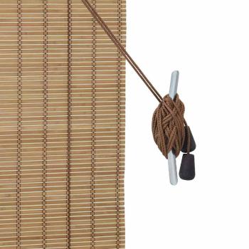 Fensterjalousien & -schatten Hellbraun 80 x 160 cm Bambus