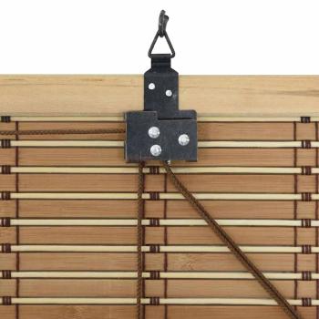Fensterjalousien & -schatten Hellbraun 80 x 220 cm Bambus