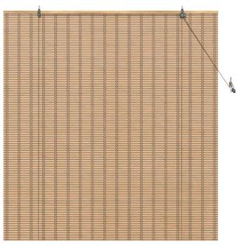 Fensterjalousien & -schatten Hellbraun 140 x 160 cm Bambus