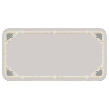 Gartentisch Natürlich 80 x 40 x 45 cm Poly Rattan