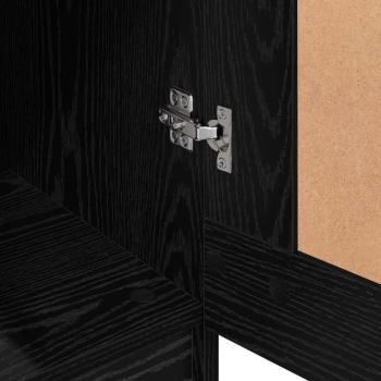 Kleiderschrank Schwarz Eiche 82,5 x 51,5 x 180 cm Holzwerkstoff