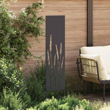 Garten dekoratives Panel Schwarz 32 x 140 cm