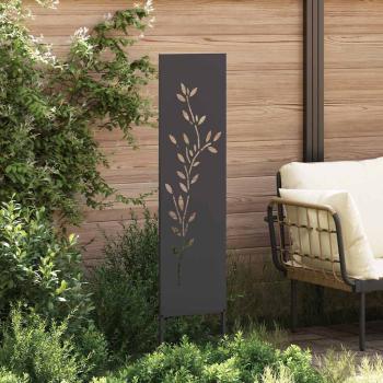 Garten dekoratives Panel Schwarz 32 x 140 cm