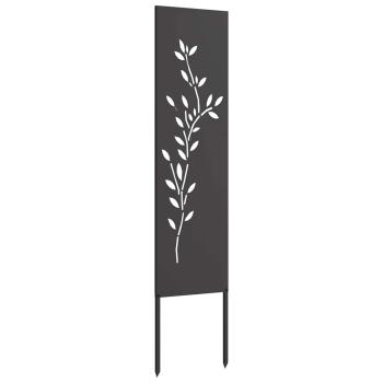 Garten dekoratives Panel Schwarz 32 x 140 cm