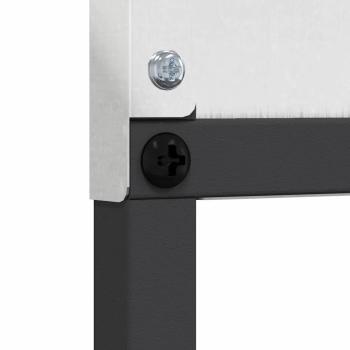 Garten dekoratives Panel Silber 32 x 140 cm Edelstahl