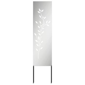 Garten dekoratives Panel Silber 32 x 140 cm