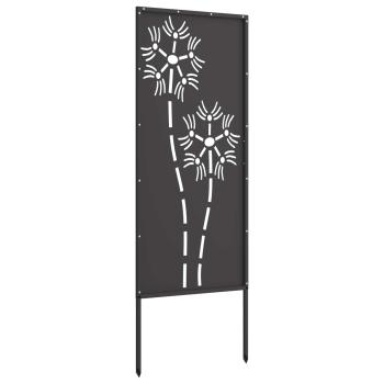 Garten dekoratives Panel Schwarz 50 x 140 cm