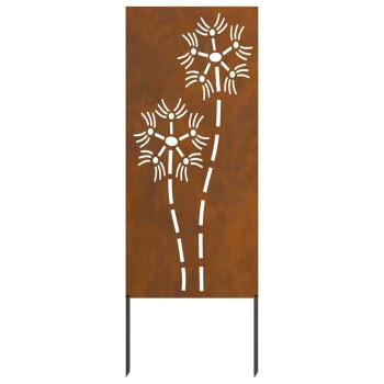 Garten dekoratives Panel Rostig 50 x 140 cm Wetterstahl