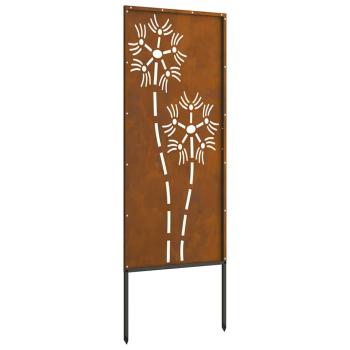 Garten dekoratives Panel Rostig 50 x 140 cm Wetterstahl