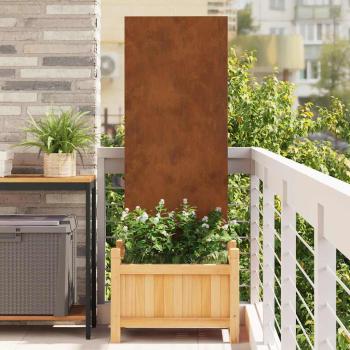 ARDEBO.de - Garten dekoratives Panel Rostig 50 x 140 cm Wetterstahl