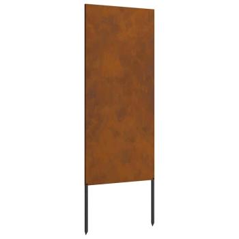 Garten dekoratives Panel Rostig 50 x 140 cm Wetterstahl
