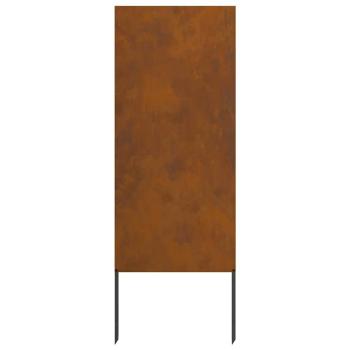 Garten dekoratives Panel Rostig 50 x 140 cm Wetterstahl