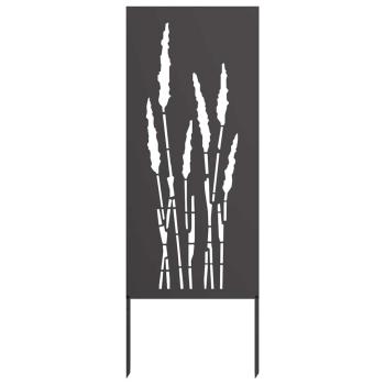 Garten dekoratives Panel Schwarz 50 x 140 cm