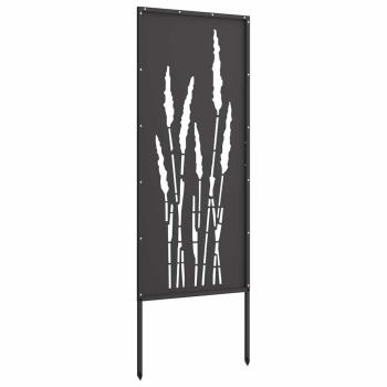 Garten dekoratives Panel Schwarz 50 x 140 cm